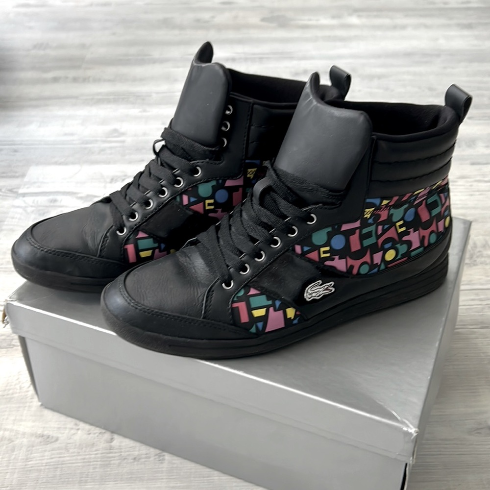 Lacoste Womens High Top Runners!💙💛💚